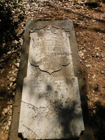 [Picture of Hugh Larson White Hill grave]